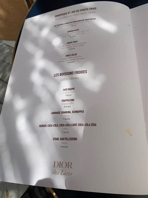 dior ristorante saint tropez|dior des lices menu.